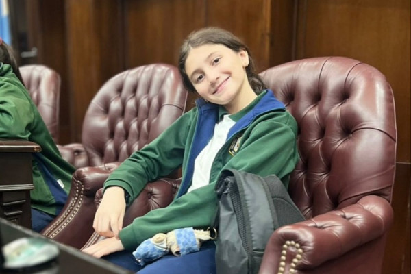 Los chicos del Instituto San Luis Gonzaga visitaron la Legislatura